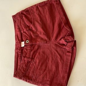 Arizona Jean Company. Red Jean shorts. Used once.